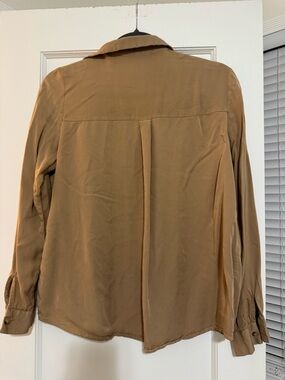 Women's Lightweight Tan Tunic Blouse